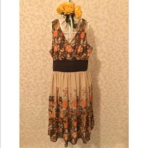Chadwick’s Floral Dress - Size 12
